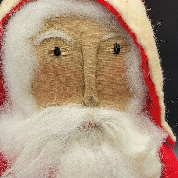 Handmade Rustic Primitive Cloth Santa Christmas Decoration Country Farmhouse - Picture 11 of 12